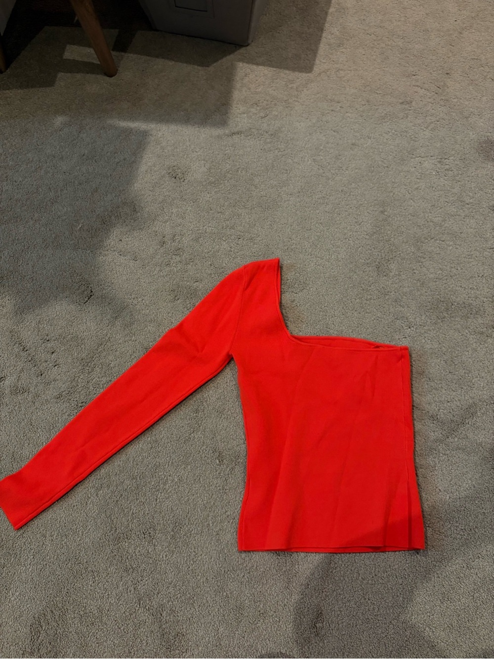 bec + bridge Vibrant Red One-Shoulder Top